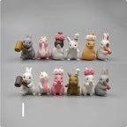 Mini Resin Animal Figurines – DIY Micro-Landscape Decor - Blade & Thread