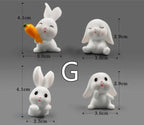 Mini Resin Animal Figurines – DIY Micro-Landscape Decor - Blade & Thread