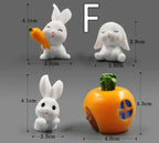 Mini Resin Animal Figurines – DIY Micro-Landscape Decor - Blade & Thread
