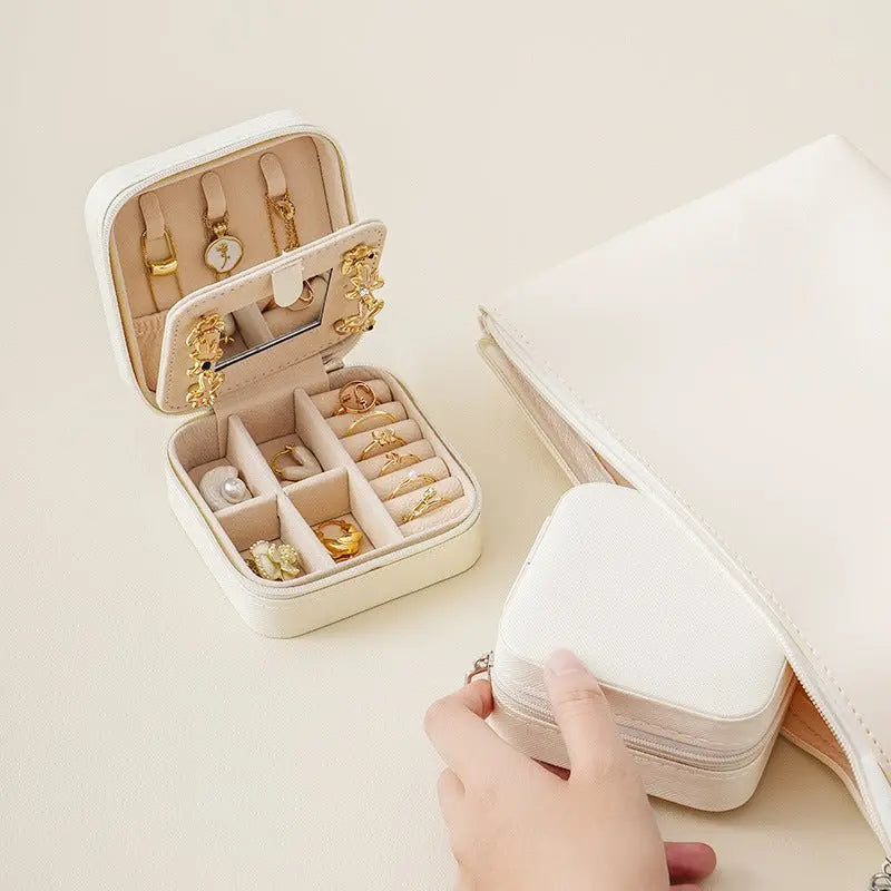 Mirror jewelry storage box for women - Blade & Thread