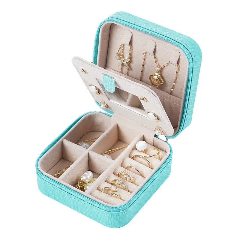 Mirror jewelry storage box for women - Blade & Thread