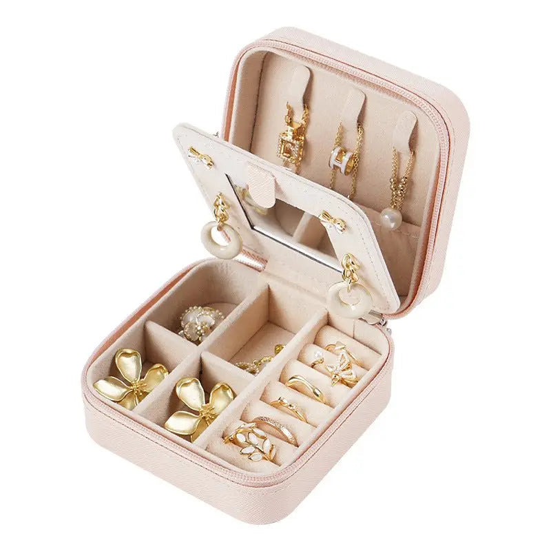 Mirror jewelry storage box for women - Blade & Thread