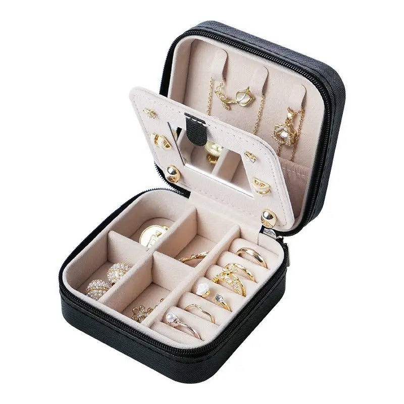 Mirror jewelry storage box for women nowadaysfashion
