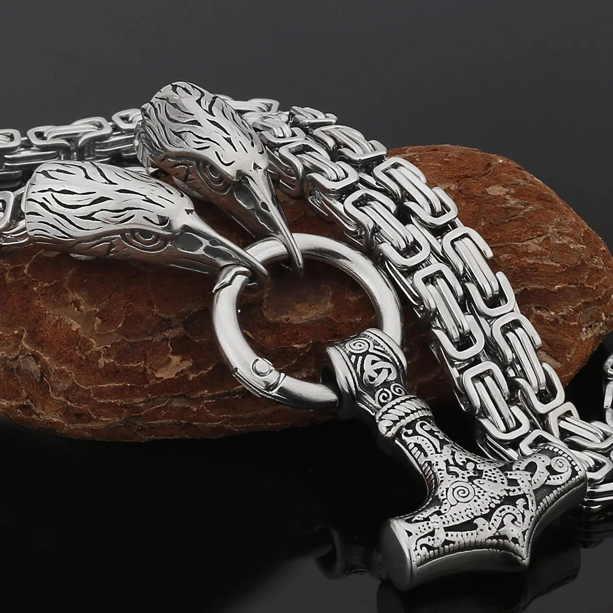 mjolnir necklace - Blade & Thread