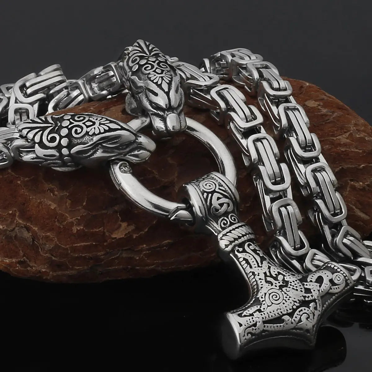 mjolnir necklace - Blade & Thread