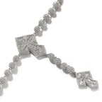 moissanite chain round bead cross necklace nowadaysfashion
