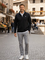 Montauk Quarter Zip Midweight Comfort White Water Life