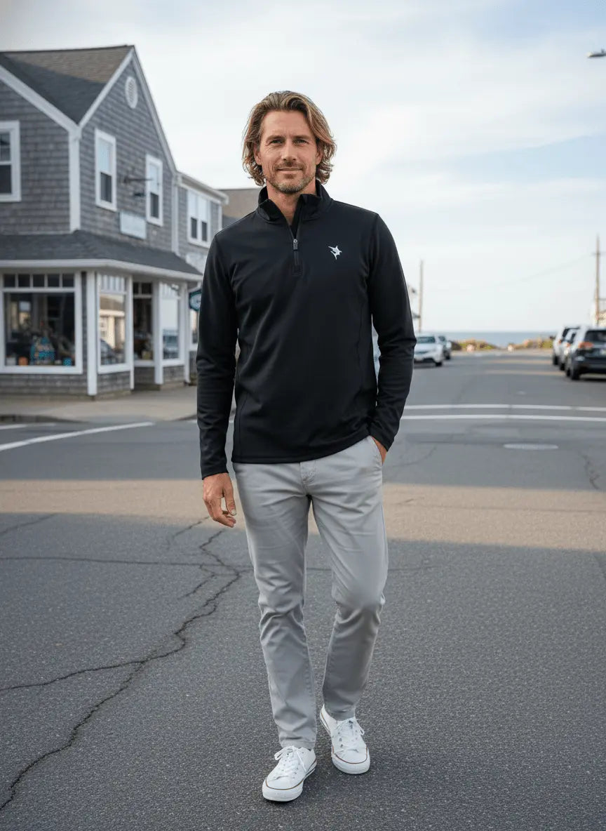 Montauk Quarter Zip Midweight Comfort - Blade & Thread