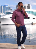Montauk Quarter Zip Midweight Comfort White Water Life