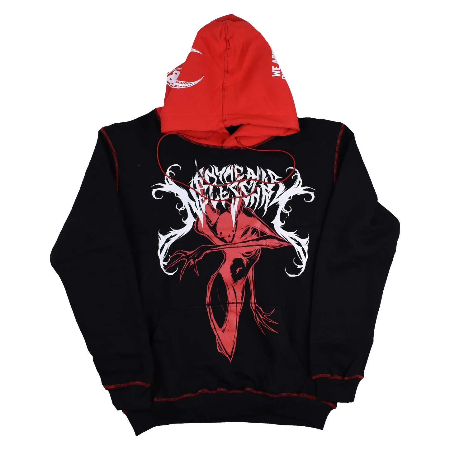 Mosh Pit Pullover Hoodie Black Any Means Necessary Clothing
