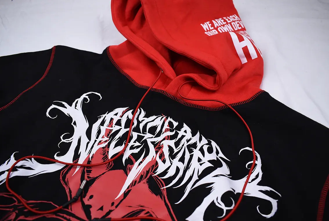 Mosh Pit Pullover Hoodie Black Any Means Necessary Clothing