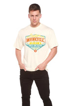 Motorcycle Garage Men's Bamboo Viscose/Organic Cotton Short Sleeve Graphic T-Shirt Spun Bamboo