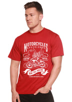 Motorcycles Men's Bamboo Viscose/Organic Cotton Short Sleeve Graphic T-Shirt Spun Bamboo