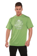 Mototrcycle Garage Men's Bamboo Viscose/Organic Cotton Short Sleeve Graphic T-Shirt Spun Bamboo
