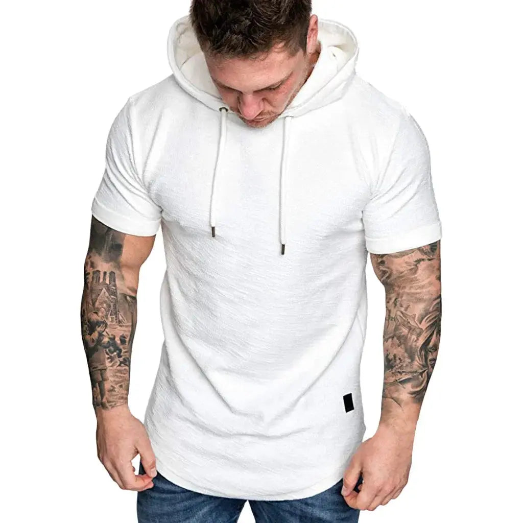 MRMT 2025 Brand New Mens Hoodies Sweatshirts Short Sleeve Men Hoodies Sweatshirt Casual Solid Color Man hoody For Male Hooded Wilderless Store