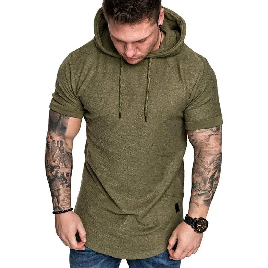 MRMT 2025 Brand New Mens Hoodies Sweatshirts Short Sleeve Men Hoodies Sweatshirt Casual Solid Color Man hoody For Male Hooded Wilderless Store