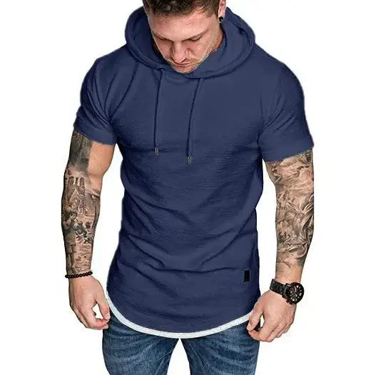 MRMT 2025 Brand New Mens Hoodies Sweatshirts Short Sleeve Men Hoodies Sweatshirt Casual Solid Color Man hoody For Male Hooded Wilderless Store