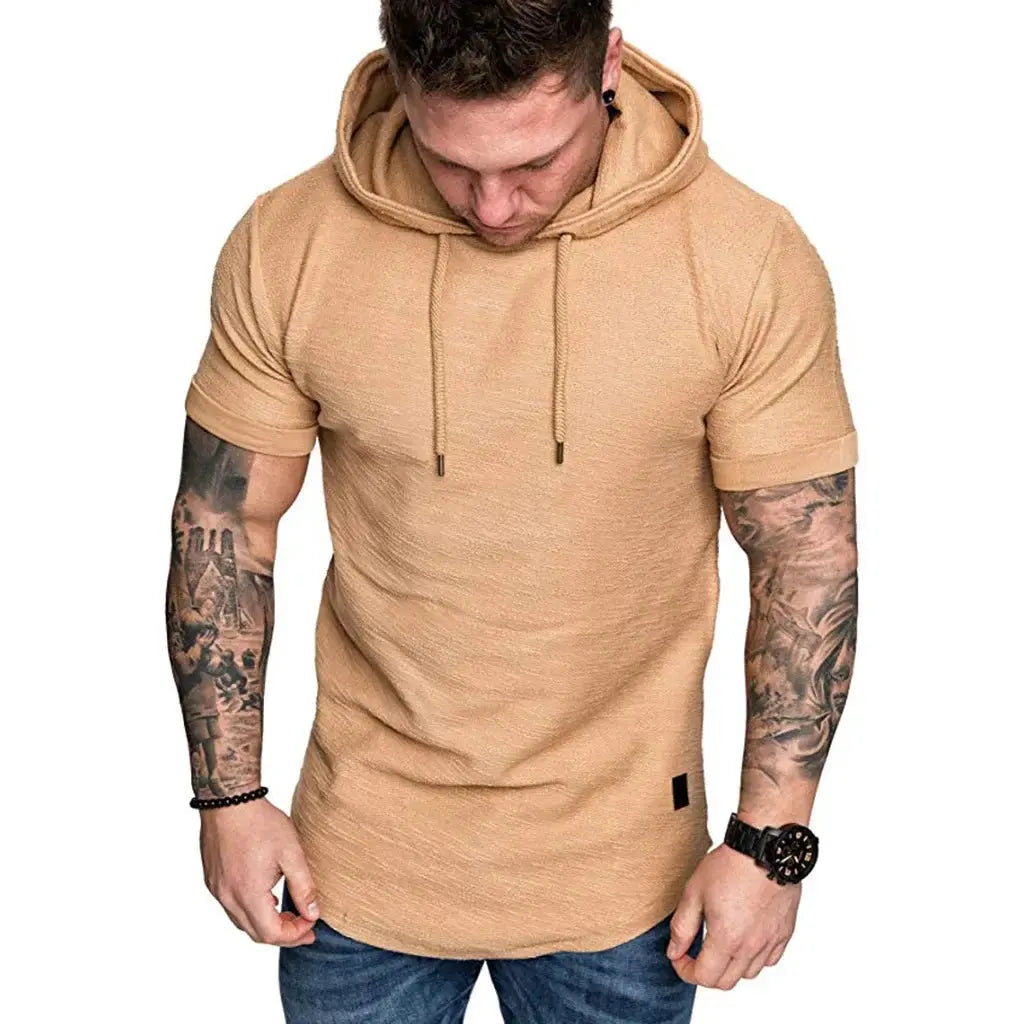 MRMT 2025 Brand New Mens Hoodies Sweatshirts Short Sleeve Men Hoodies Sweatshirt Casual Solid Color Man hoody For Male Hooded Wilderless Store