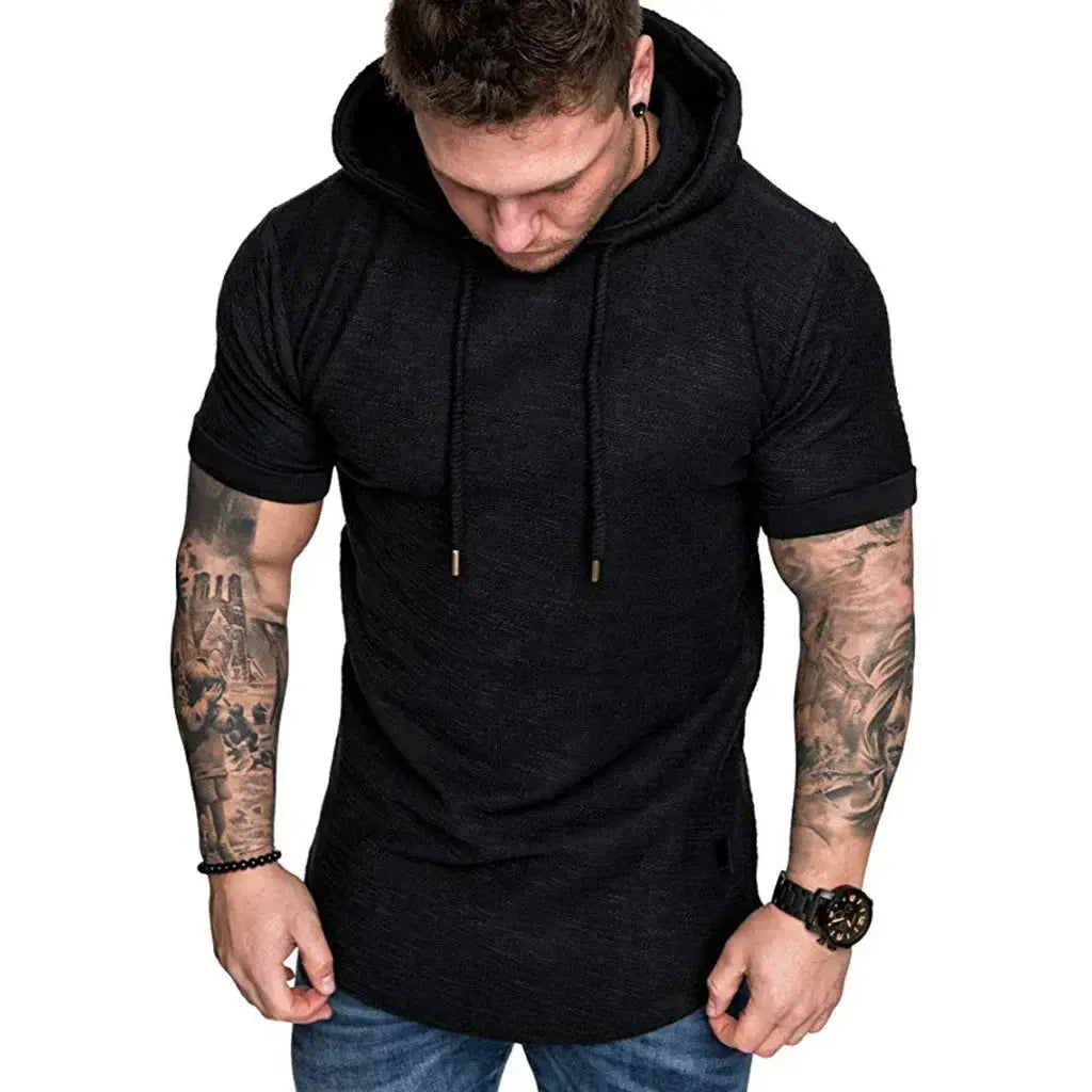 MRMT 2025 Brand New Mens Hoodies Sweatshirts Short Sleeve Men Hoodies Sweatshirt Casual Solid Color Man hoody For Male Hooded Wilderless Store