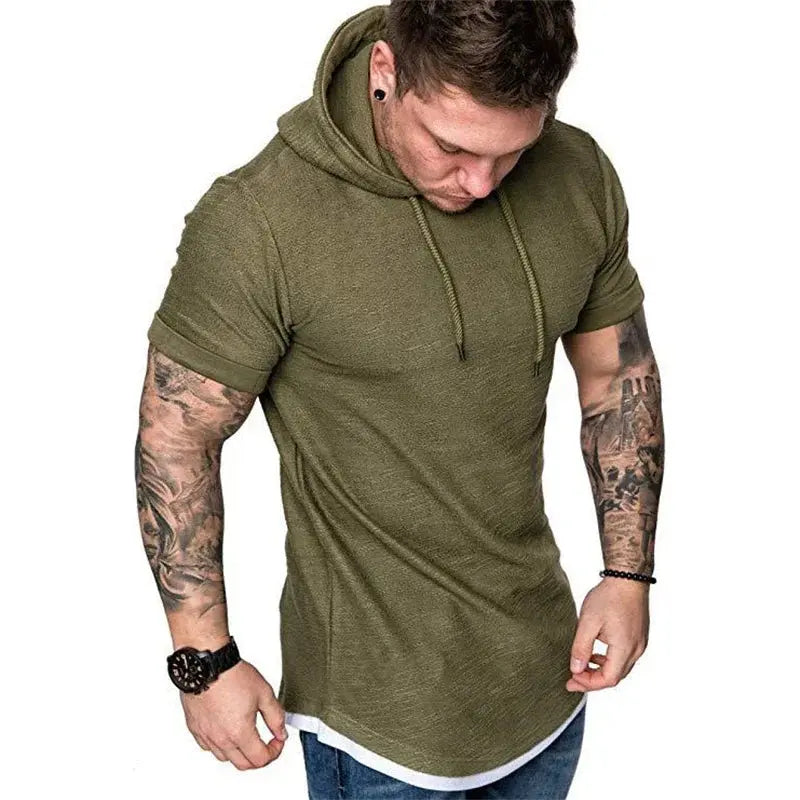 MRMT 2025 Brand New Mens Hoodies Sweatshirts Short Sleeve Men Hoodies Sweatshirt Casual Solid Color Man hoody For Male Hooded Wilderless Store