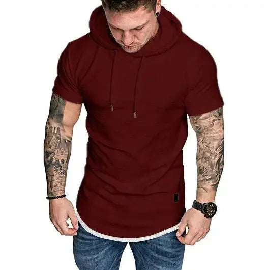 MRMT 2025 Brand New Mens Hoodies Sweatshirts Short Sleeve Men Hoodies Sweatshirt Casual Solid Color Man hoody For Male Hooded Wilderless Store