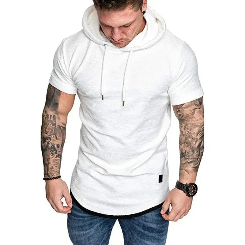 MRMT 2025 Brand New Mens Hoodies Sweatshirts Short Sleeve Men Hoodies Sweatshirt Casual Solid Color Man hoody For Male Hooded Wilderless Store