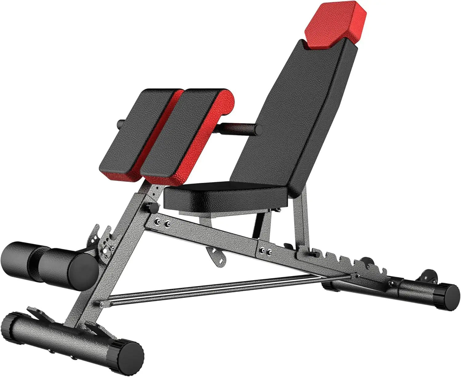 Multi-Functional FID Weight Bench for Full All-In-One Body Workout – Hyper Back Extension, Roman Chair, Adjustable Ab Sit up Bench, Incline Decline Bench, Flat Bench Blade & Thread