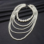 multi strand pearl necklace vintage pearl necklace nowadaysfashion
