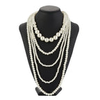 multi strand pearl necklace vintage pearl necklace nowadaysfashion