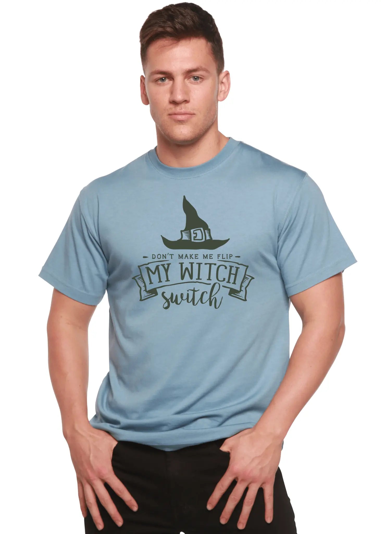 My Witch Unisex Bamboo Viscose/Organic Cotton Short Sleeve Graphic T-Shirt Spun Bamboo