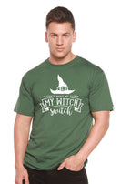 My Witch Unisex Bamboo Viscose/Organic Cotton Short Sleeve Graphic T-Shirt Spun Bamboo
