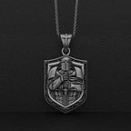 Mystic Vintage Christian Knight Crusader Pendant nowadaysfashion