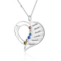 Name Necklace Personalized Birthstone Engrave Name Pendants nowadaysfashion