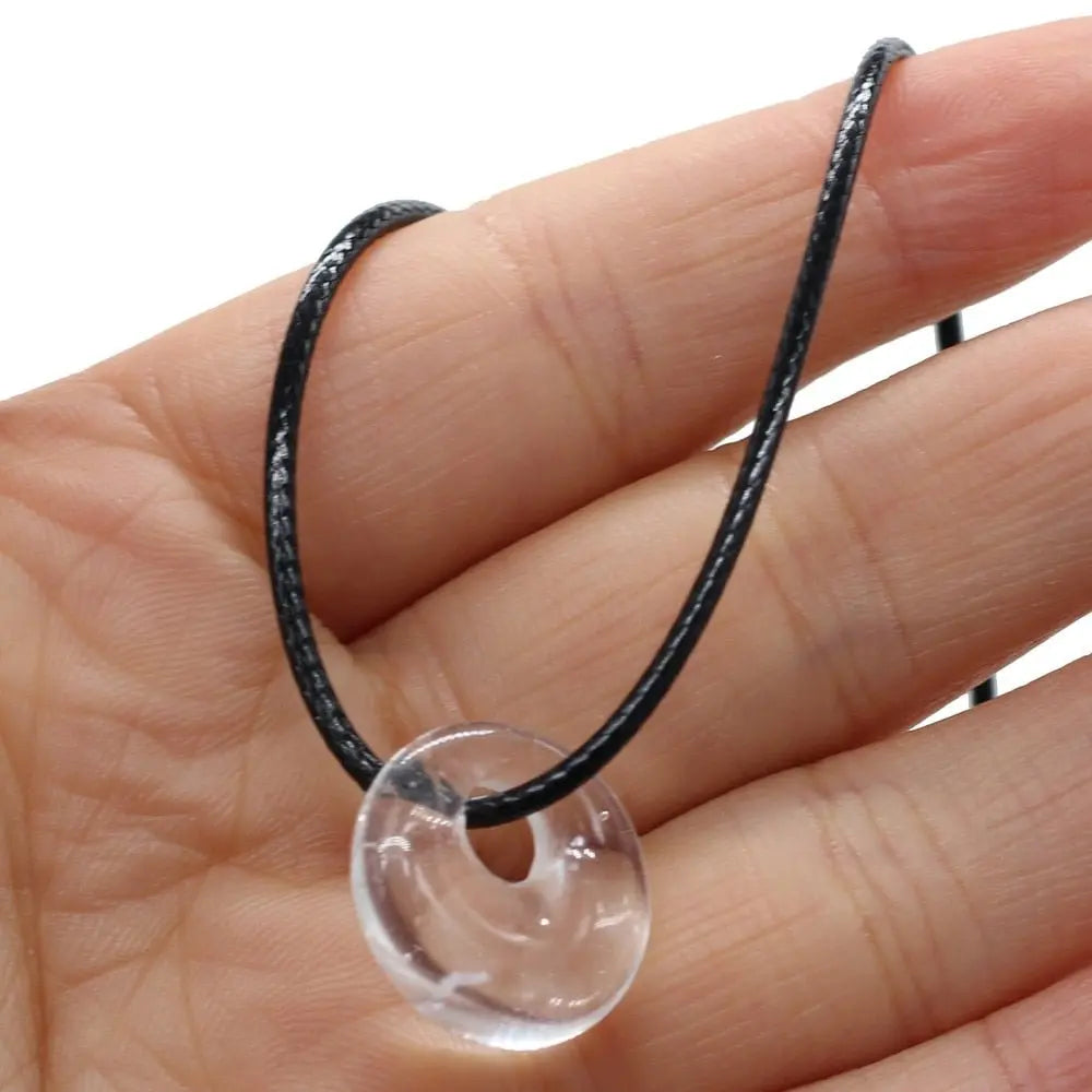 Natural Malachites Rose Quartzs Pendant Necklace Simple Stylish Pendant Necklace nowadaysfashion