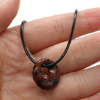 Natural Malachites Rose Quartzs Pendant Necklace Simple Stylish Pendant Necklace nowadaysfashion