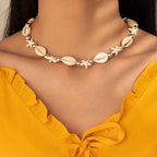 Natural Shell Choker Necklace Collar Necklace Seashell Choker Necklace nowadaysfashion