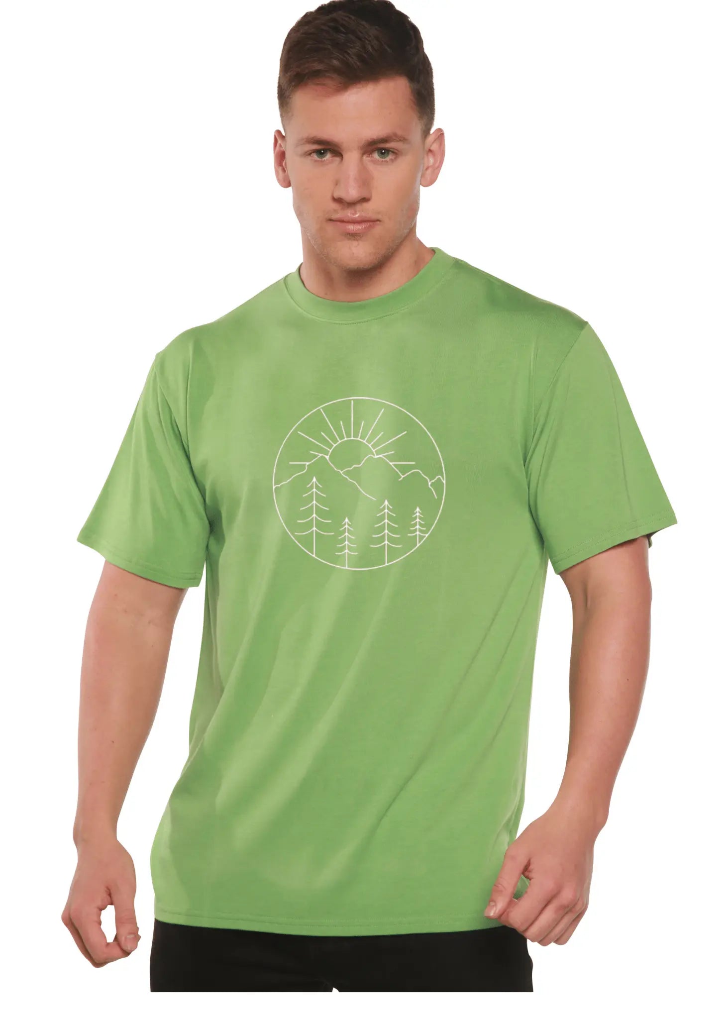 Nature Lover Hike Men's Bamboo Viscose/Organic Cotton Short Sleeve Graphic T-Shirt - Blade & Thread