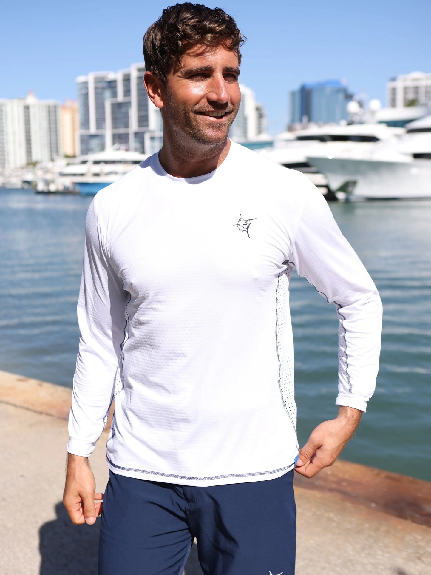 NautiFlex Performance Tee White Water Life