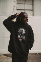Neck Snap Pullover Hoodie Any Means Necessary Clothing