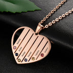 Necklace that can customize birthstone and name For Women ManCouple Gift nowadaysfashion