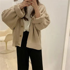 New 2021 Winter Spring Women's Sweaters V-Neck Buttons Cardigans nowadaysfashion
