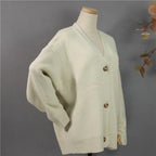 New 2021 Winter Spring Women's Sweaters V-Neck Buttons Cardigans nowadaysfashion