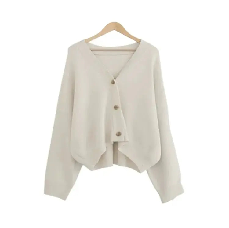 New 2021 Winter Spring Women's Sweaters V-Neck Buttons Cardigans nowadaysfashion