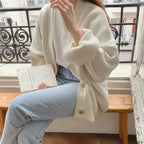 New 2021 Winter Spring Women's Sweaters V-Neck Buttons Cardigans nowadaysfashion