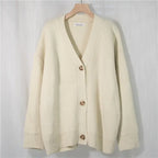 New 2021 Winter Spring Women's Sweaters V-Neck Buttons Cardigans nowadaysfashion
