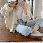 New 2021 Winter Spring Women's Sweaters V-Neck Buttons Cardigans nowadaysfashion