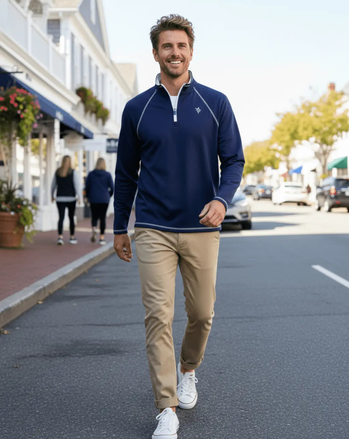 New Harbor Quarter Zip Effortless Comfort - Blade & Thread