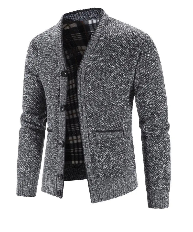 New Sweaters Coats Men Winter Thicker Knitted Cardigan Sweatercoats - Blade & Thread