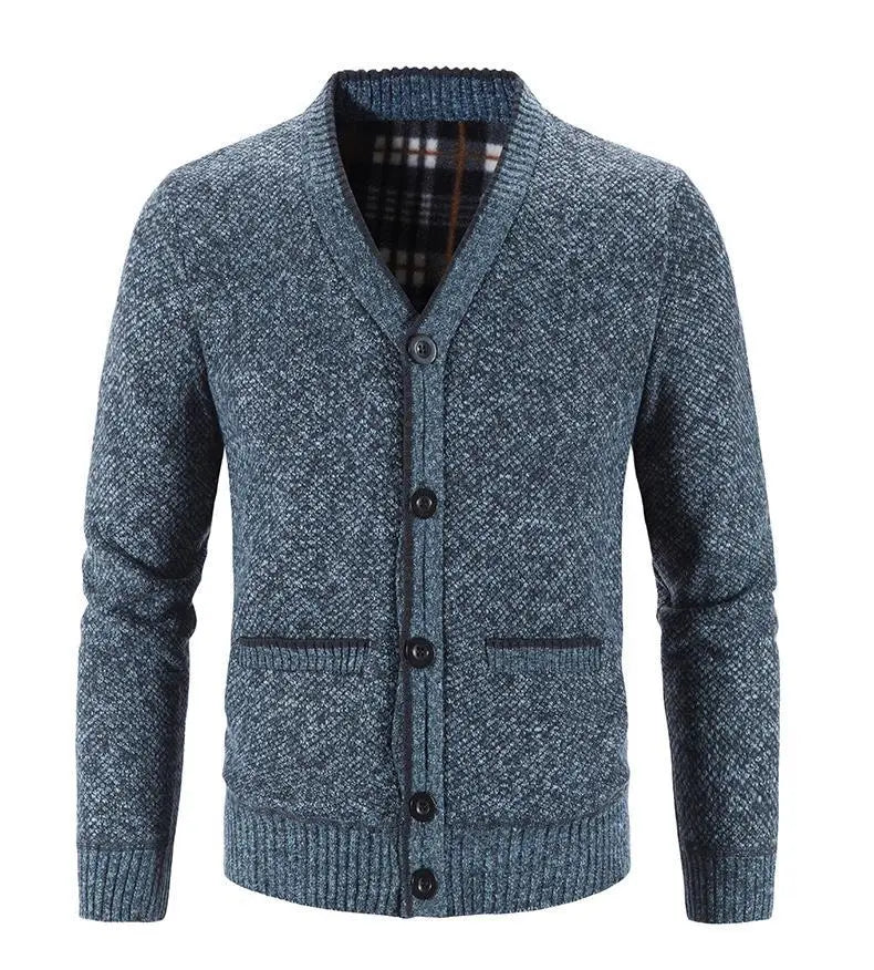 New Sweaters Coats Men Winter Thicker Knitted Cardigan Sweatercoats - Blade & Thread
