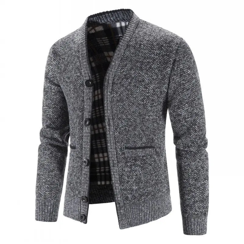 New Sweaters Coats Men Winter Thicker Knitted Cardigan Sweatercoats - Blade & Thread